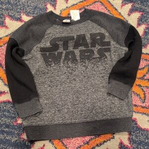 Star Wars Gray and Black Sweatshirt